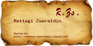 Rettegi Zseraldin névjegykártya